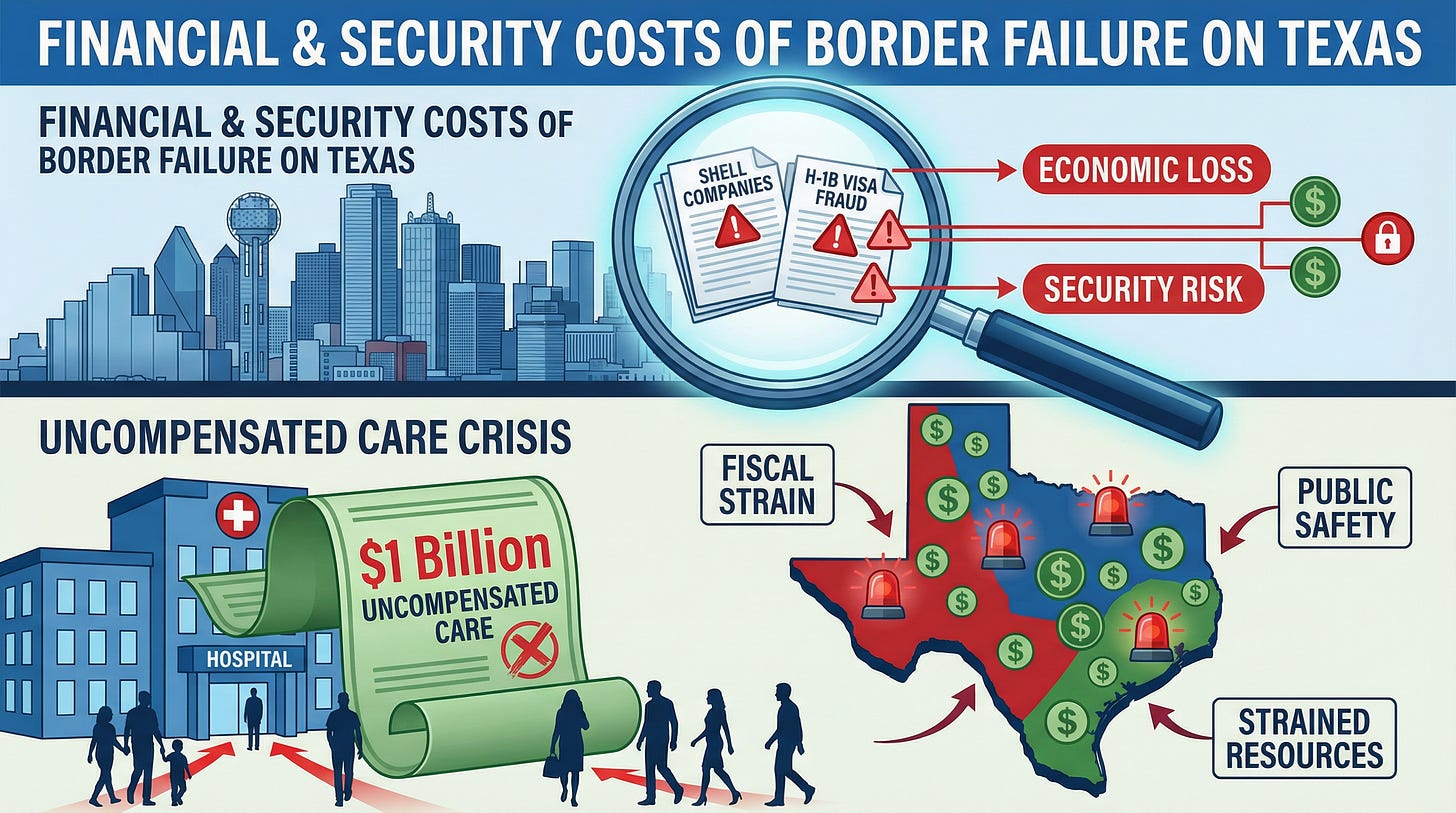 Border Failure Costs on Texas