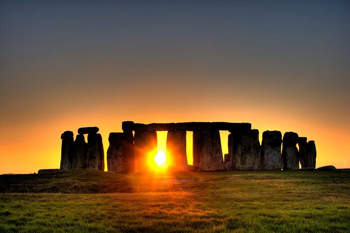 The sarsen stones at the center of the site are carefully aligned with the movements of the sun, and access to Stonehenge is often opened up to the public for free during the spring equinox.