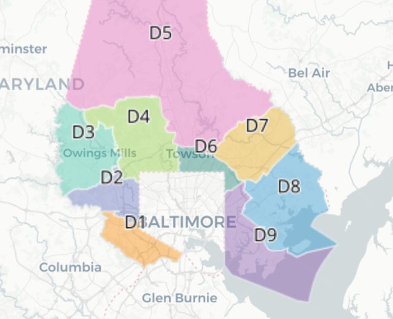 🗳️ The Map That Betrays Baltimore County