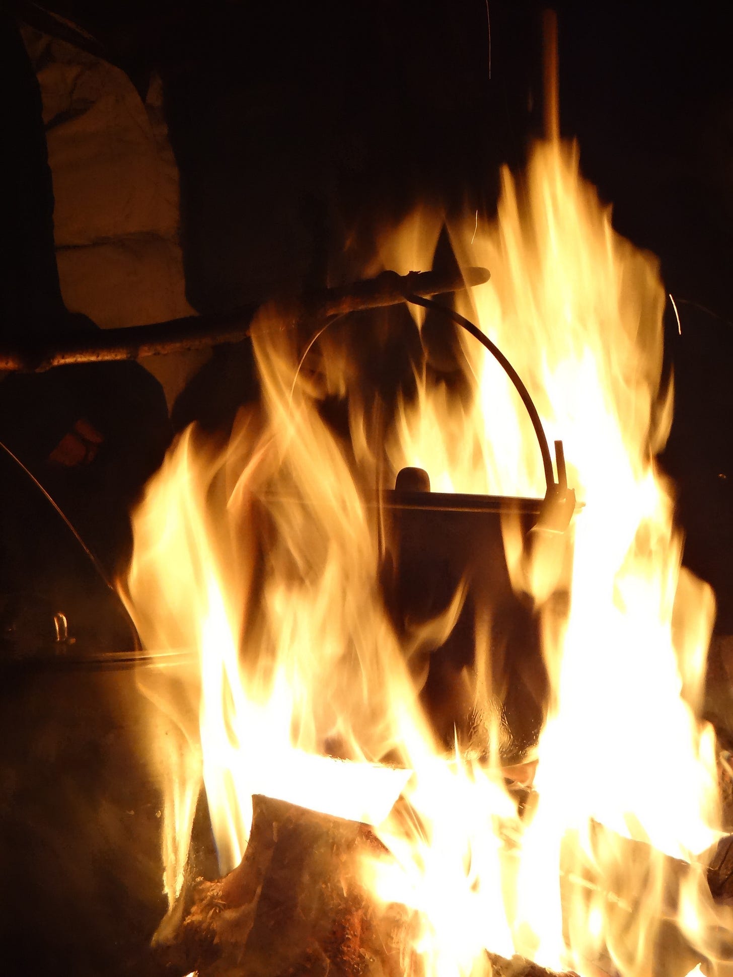 This is how we heat up our lingonberry juice...