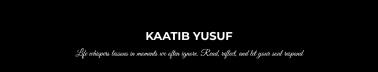 Kaatib Yusuf