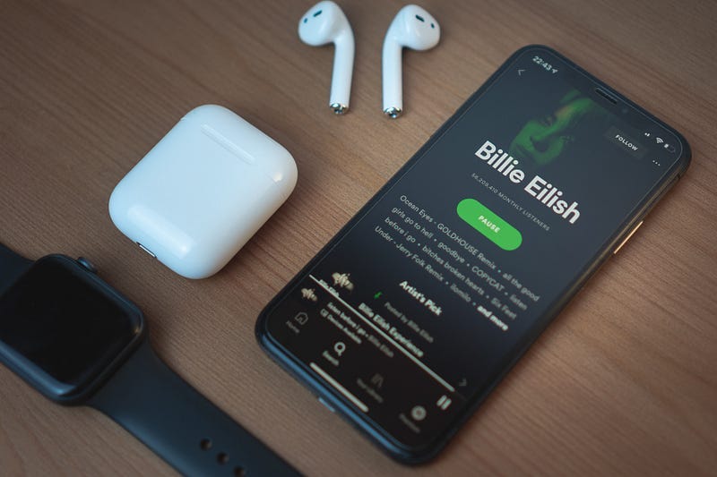 Mobile phone and accessories.