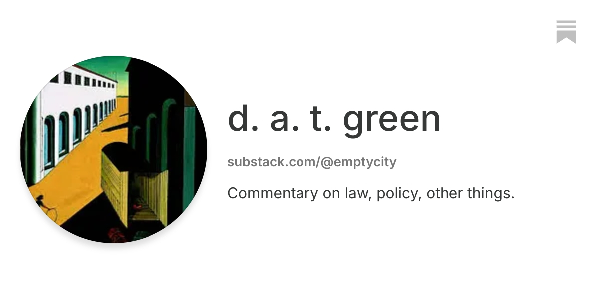 d. a. t. green | Substack