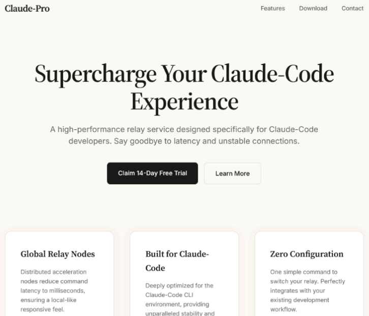 Fake Claude AI website