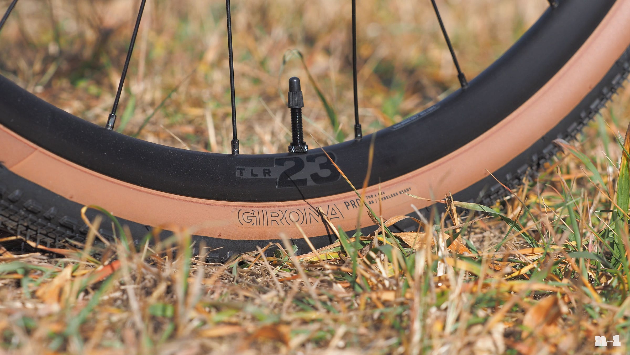 Bontrager Girona Pro tires mounted on Bontrager Paradigm rims