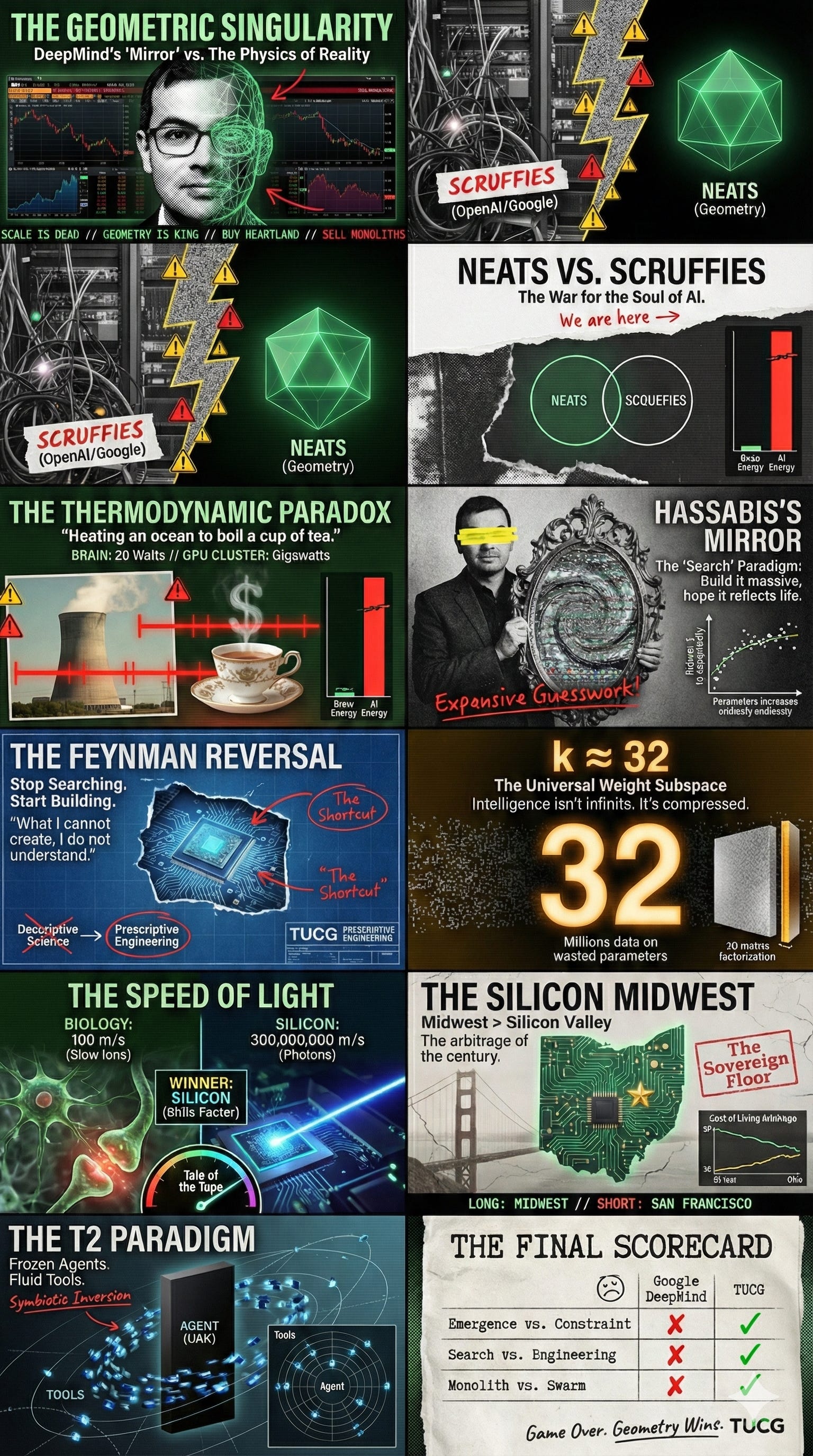The Geometric Singularity: A Unified Field Theory of Intelligence