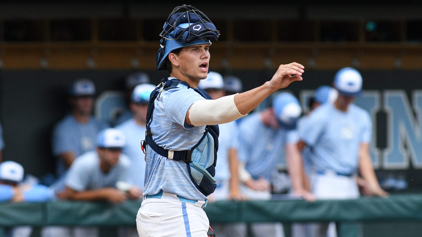 Freshman Spotlight: North Carolina's Luke Stevenson Boasts Big Bat, Cannon Arm Freshman Spotlight: North Carolina's Luke Stevenson Boasts Big Bat, Cannon Arm