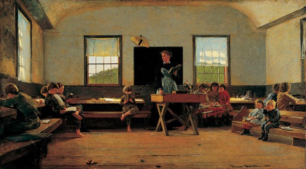 The Country School, 1871 - Winslow Homer