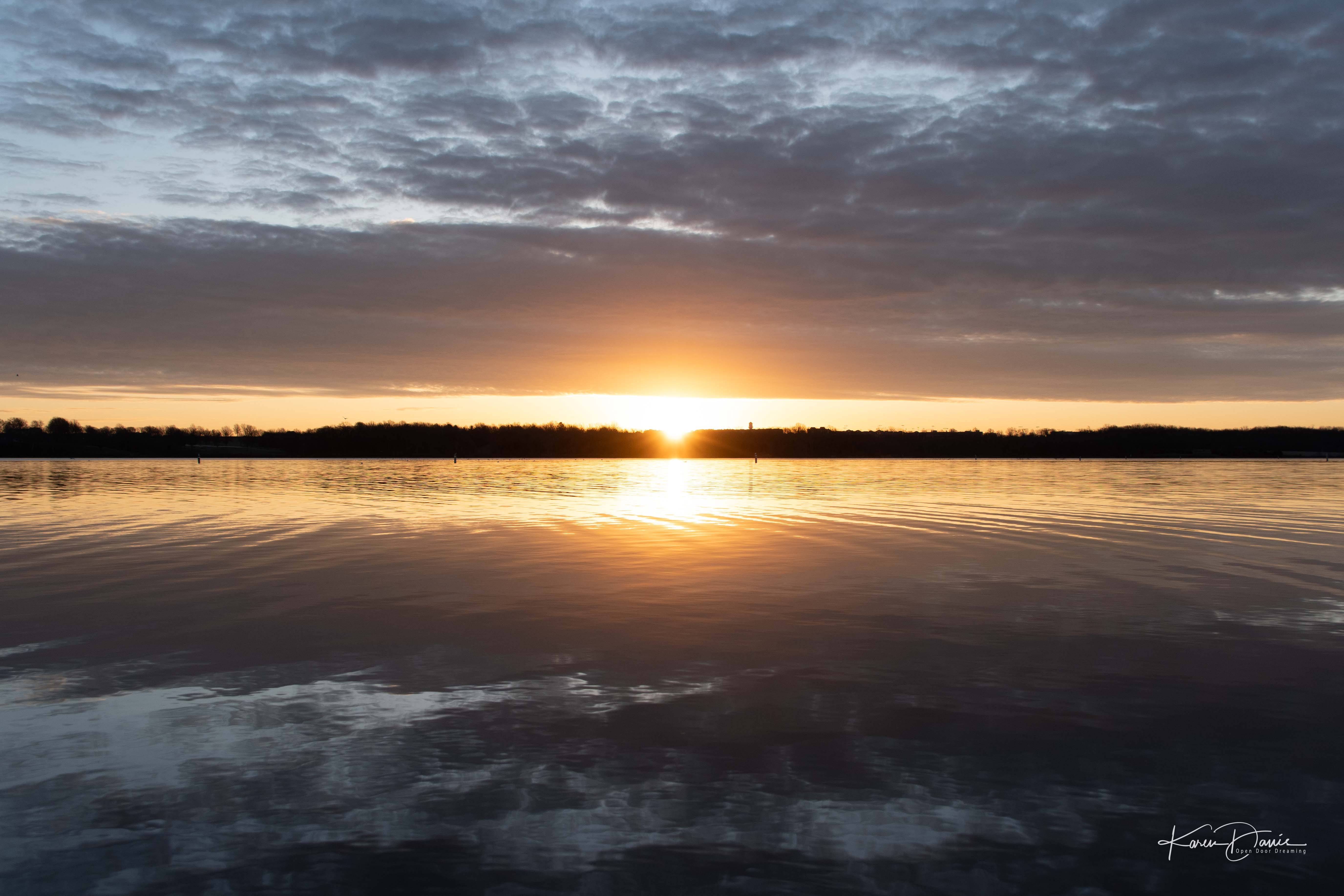 The Glory of Winter Sunrises - by Karen Davis, image size:5503x3669