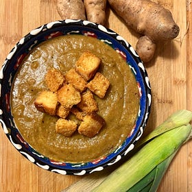 Potato leek soup