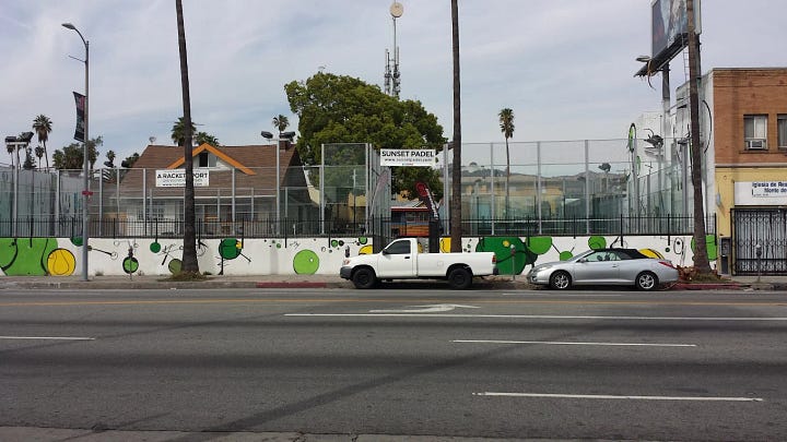 The former Sunset Padel Club in L.A.
