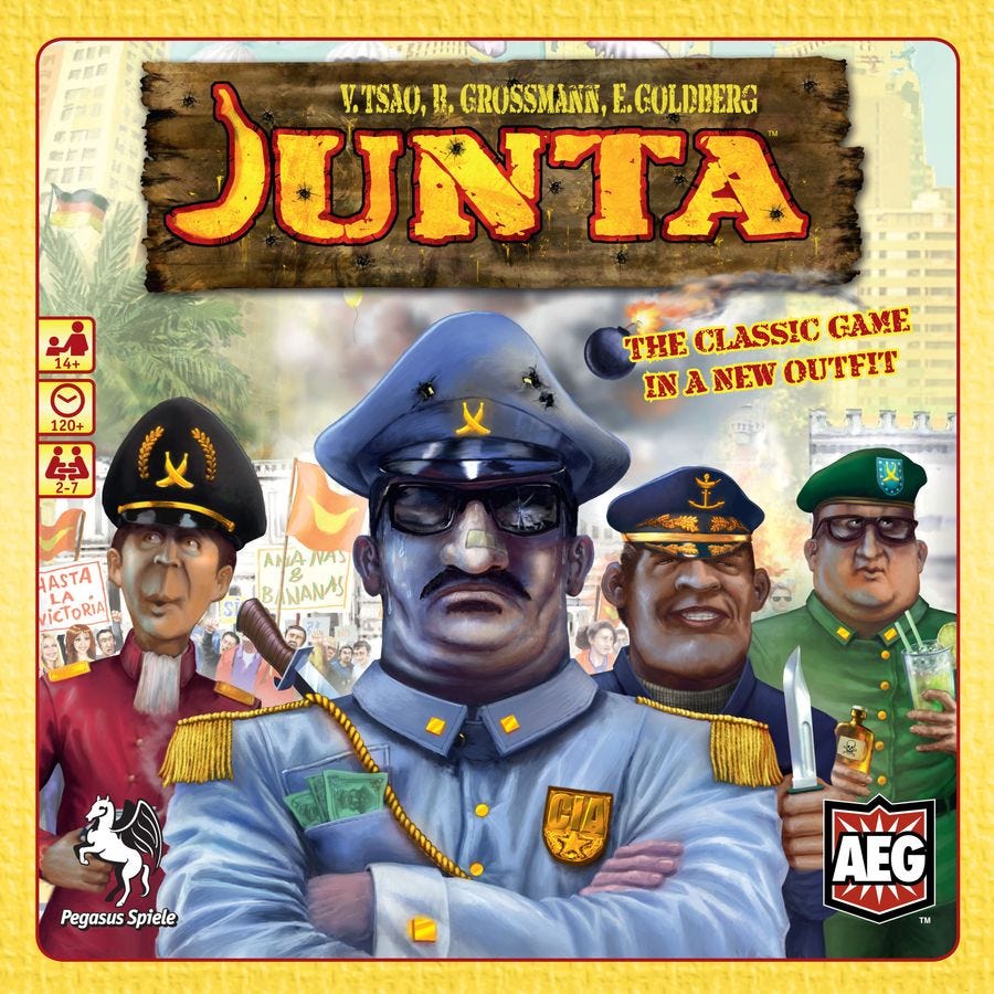 Junta - Juego de mesa, portada