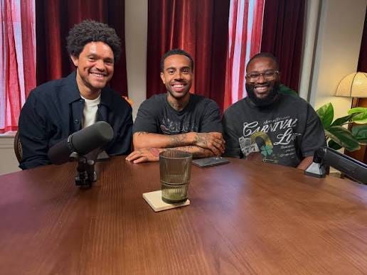 Great conversation with the thought provoking @vicmensa on the  @whatnowpodcast with @trevornoah, available on all your favourite podcast  streaming apps & on YouTube.