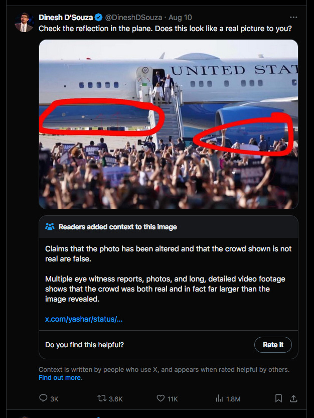 Maker of "2000 Mules" is not very good at understanding photography