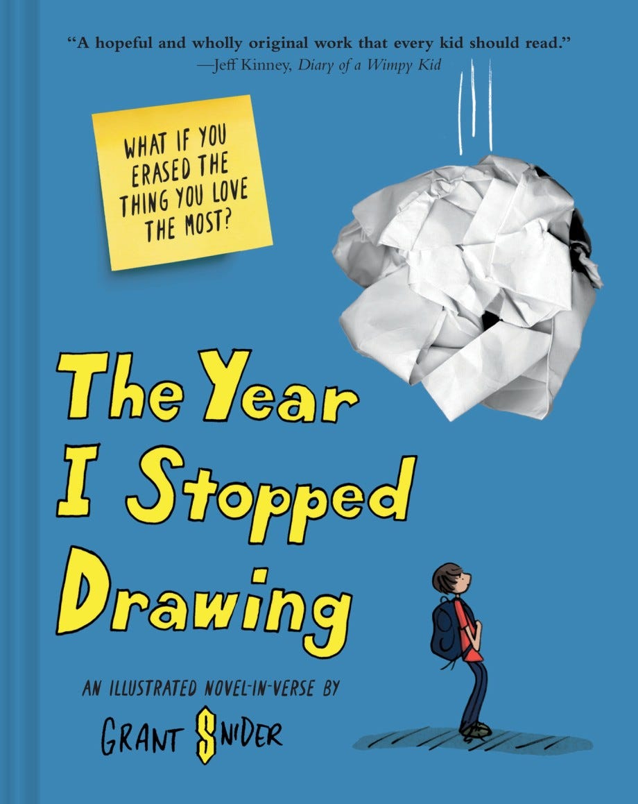 Year I Stopped Drawing An Illustrated Novel-in-Verse