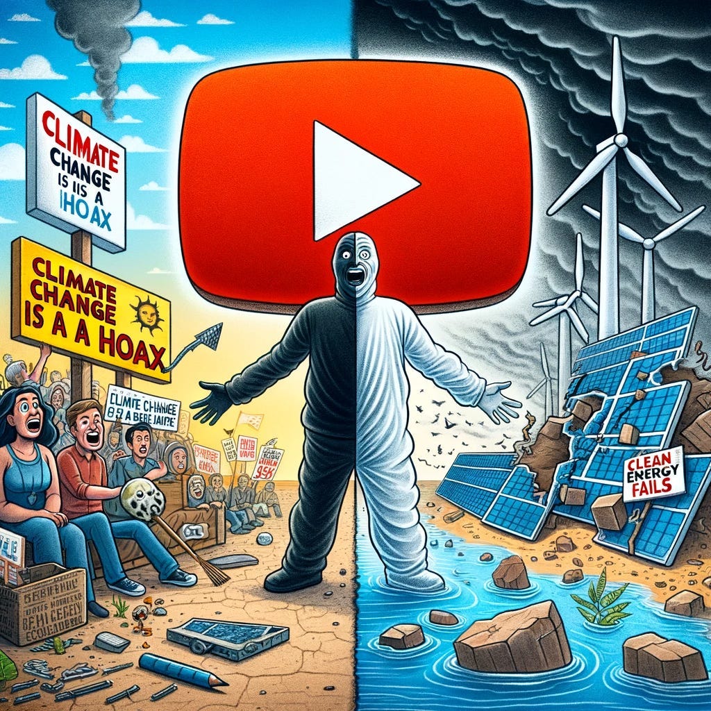 Exposed: YouTube's Hidden Role in Climate Misinformation