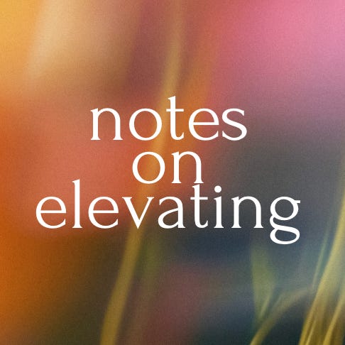 Notes on Elevating
