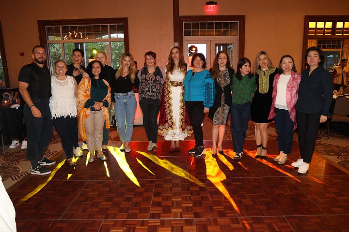Photos of groups from our multinational gathering