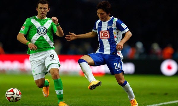 wolfsburg beats hertha soccer 2015 wolfsburg beats hertha soccer 2015