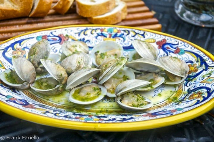 Grilled clams