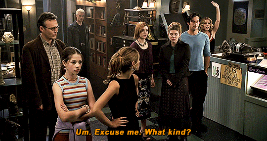 spellman: Buffy the Vampire Slayer | 5x06 -... : i'm with you til the end  of the line.