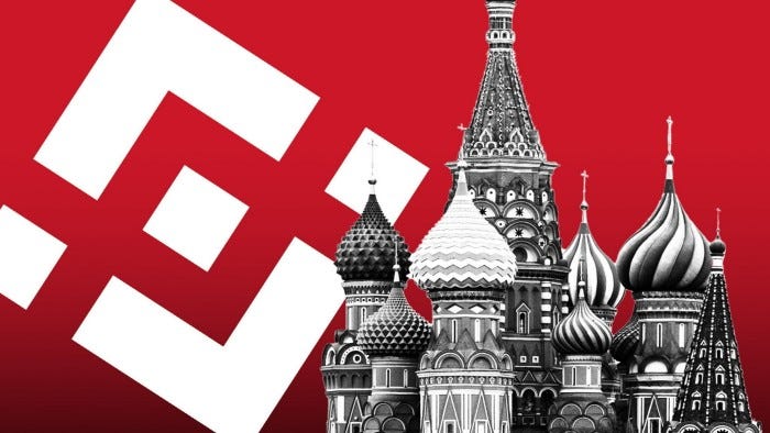 Cryptocurrency exchange Binance to exit Russia | Financial Times