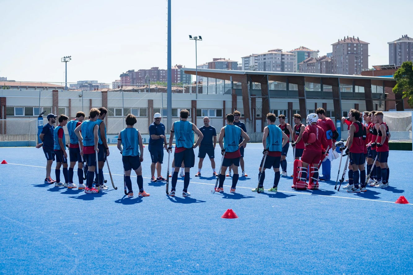 Entrenamiento RedSticks Terrassa. Entrenamiento RedSticks Terrassa.