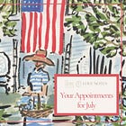 Love Notes | Your Appointments for July