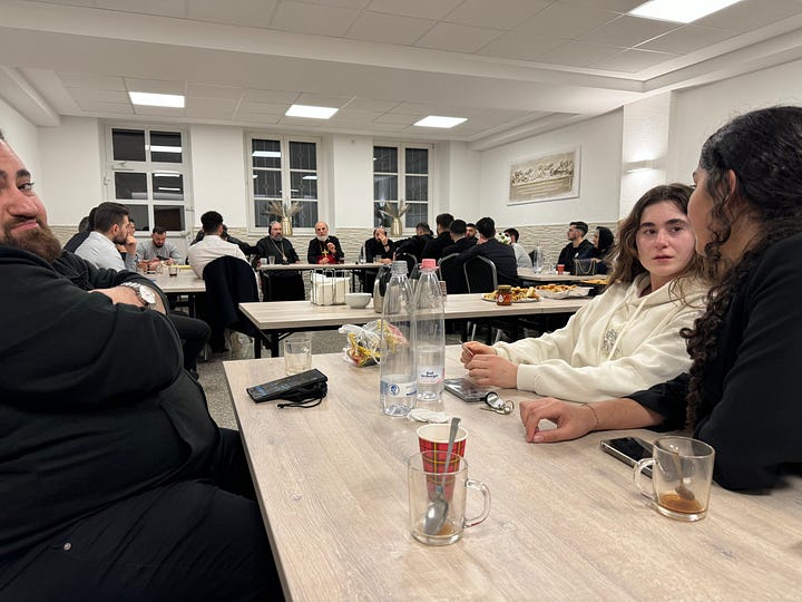 People sitting together in a room