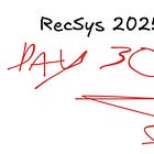 Month of RecSys 2025 - closing notes