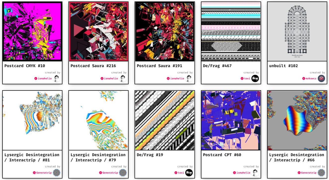A love🌷letter to generative code art - by Lex Sokolin