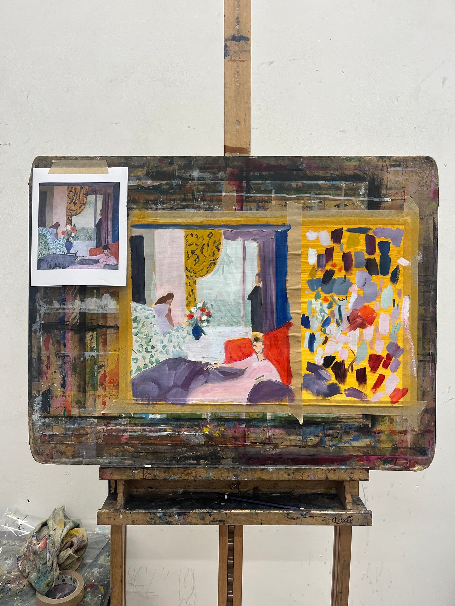 photo of a painting I copied