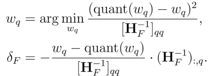 q arg min 
(quant(wq) 
F 
qq 
wq — quant(wq) 
F qq 
