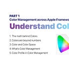 Color Management across Apple Frameworks. Part 1: Understand Colors