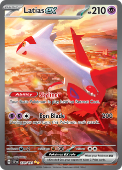 Latias ex — Surging Sparks, 239/191