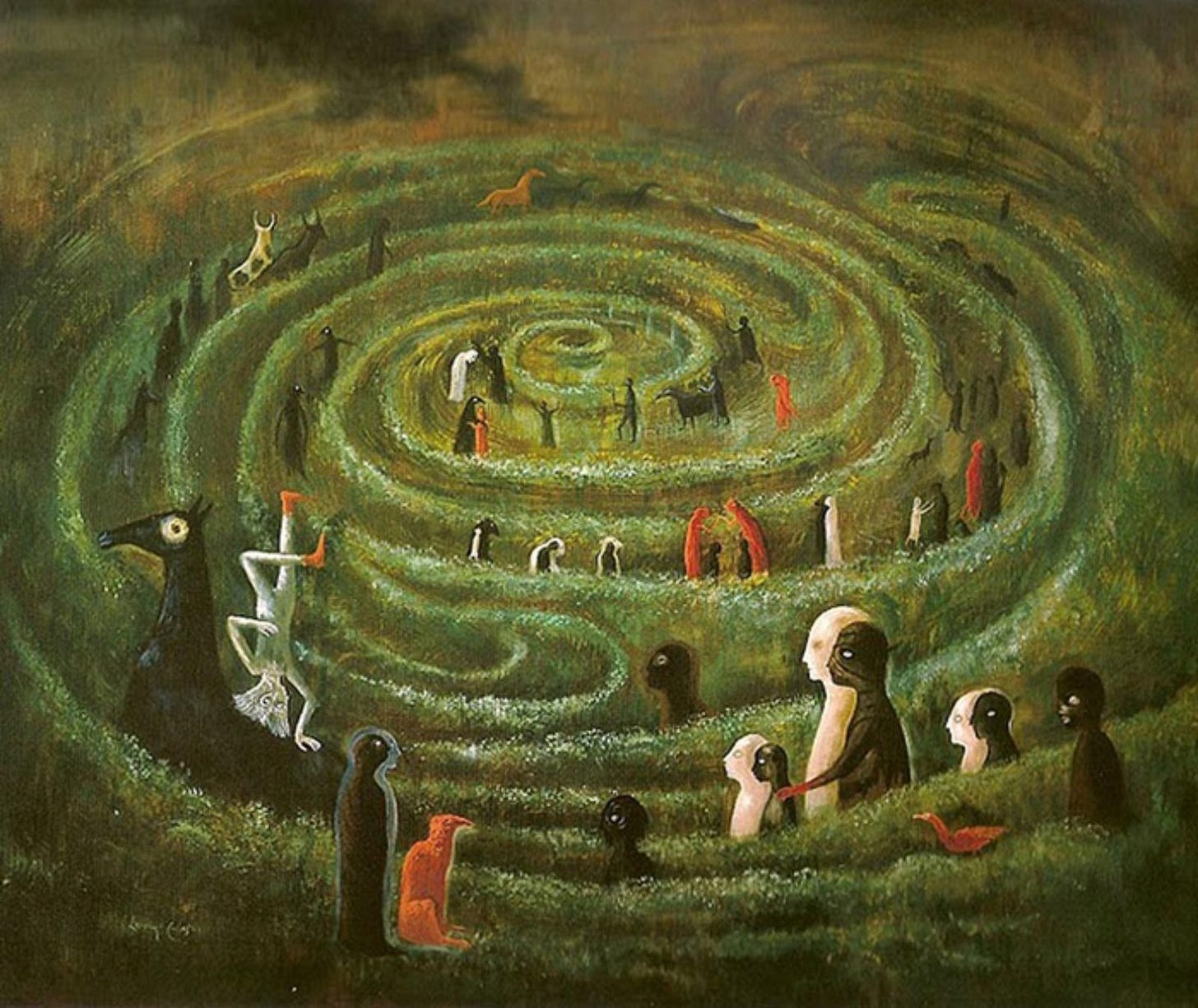 Laberinto obra de Leonora Carrington