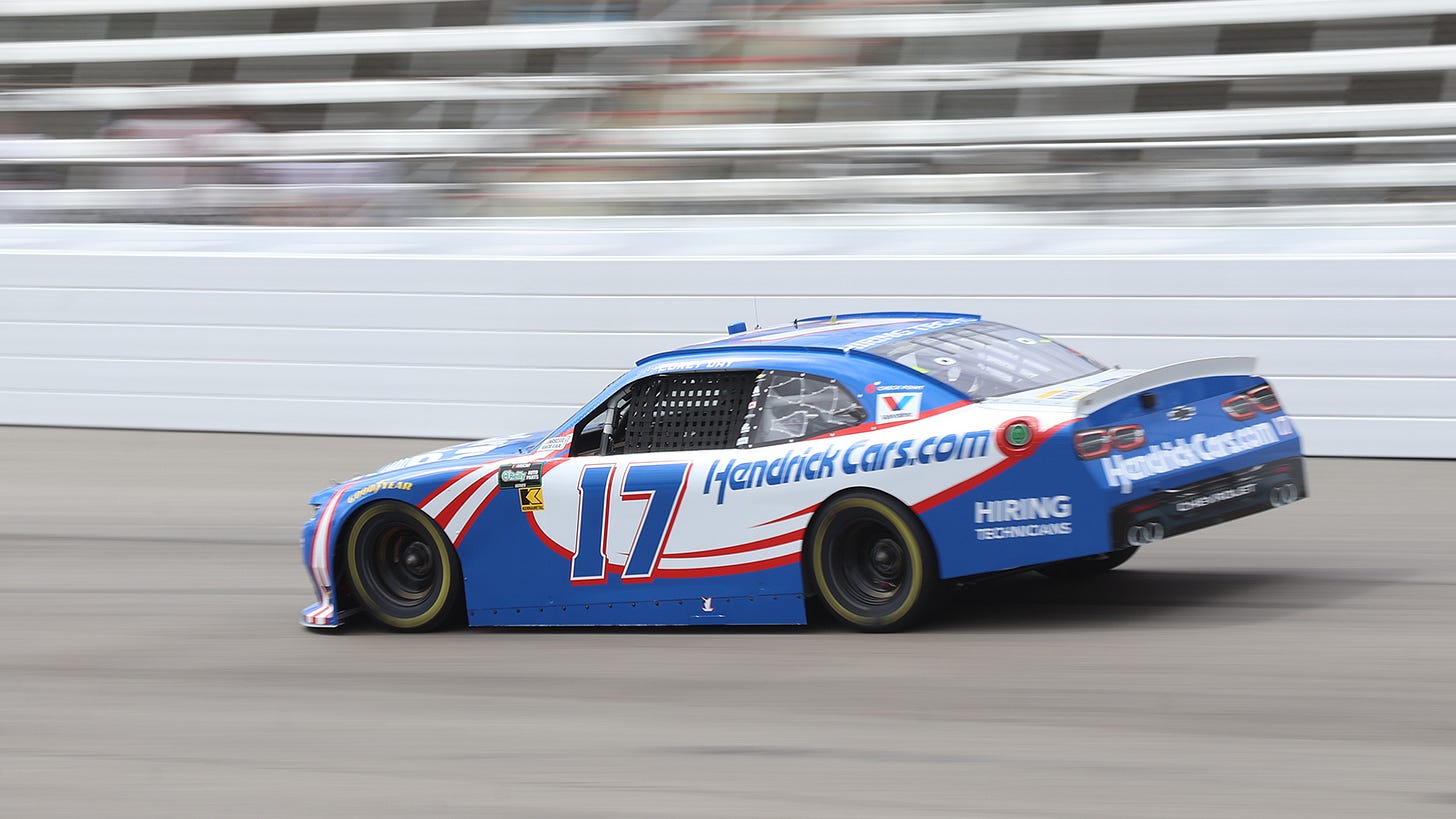 Corey Day secured his first career NASCAR O'Reilly Auto Parts Series pole on Friday at Rockingham Speedway. Corey Day secured his first career NASCAR O'Reilly Auto Parts Series pole on Friday at Rockingham Speedway.