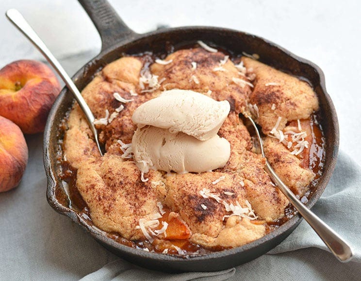 peach cobbler featured image