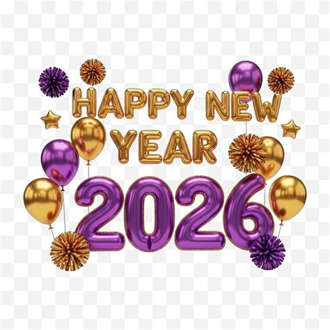 Festive new year 2026 PSD, High Quality Free PSD Templates for Download ...