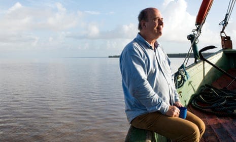 John Vidal in Cabo Orange national park, Amapá state, Brazil.