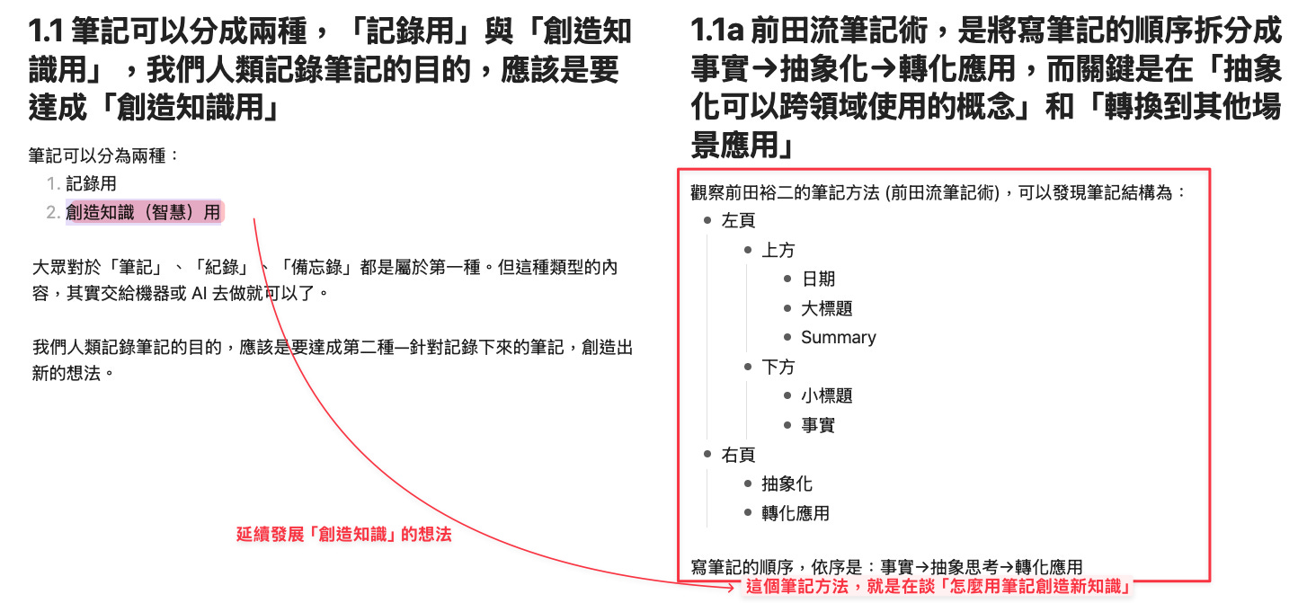 展示我進行卡片編碼的思考邏輯