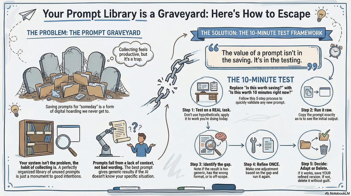 don't let your prompts stay in a graveyard