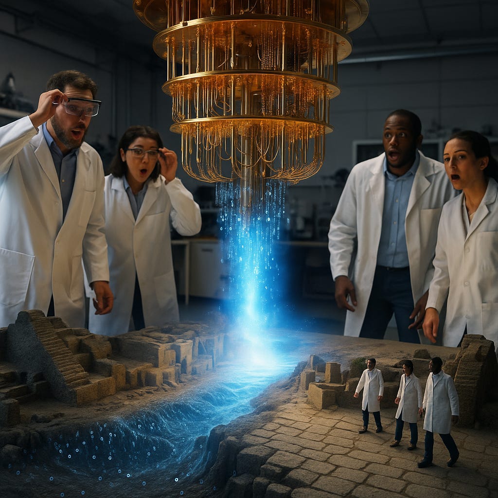 quantum computer editing reality, It From Us