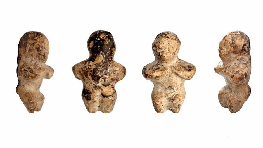 Venus figurine from multiple angles Venus figurine from multiple angles
