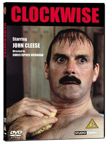 Clockwise (1986), starring John Cleese