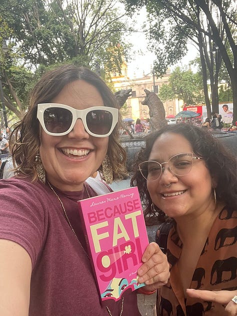 Various photos of Lauren in Mexico City with friends and family.
