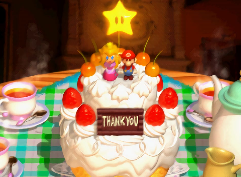 Versão (MELHOR) em HD da Tela Final do Super Mario 64! : r/SM64