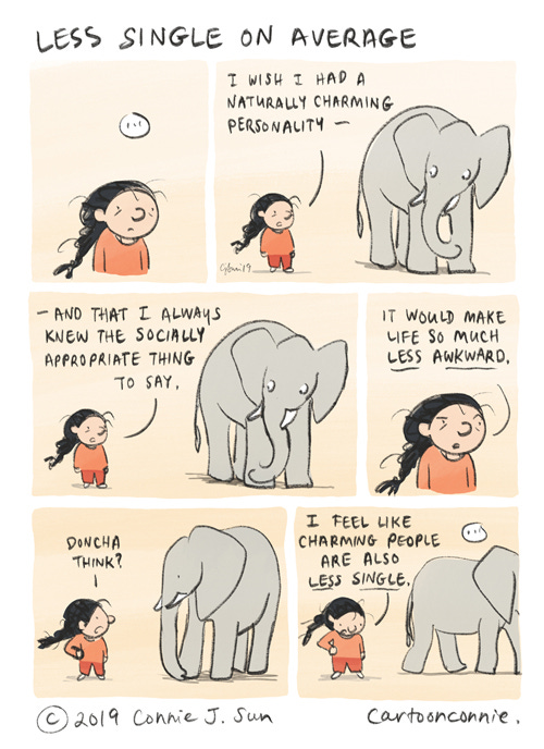 elephant, comic strip, humor, drawing, comics, cartoon, connie sun, cartoonconnie