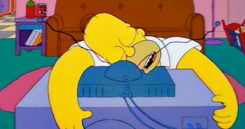 The Simpsons Love TV - Hug < Splodz Blogz