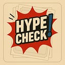 Logo for Hype Check! 